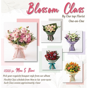 BC1001 Blossom Class 單對單插花班 名師主教  including haloflowers.com.hk & floraf.com.hk our album